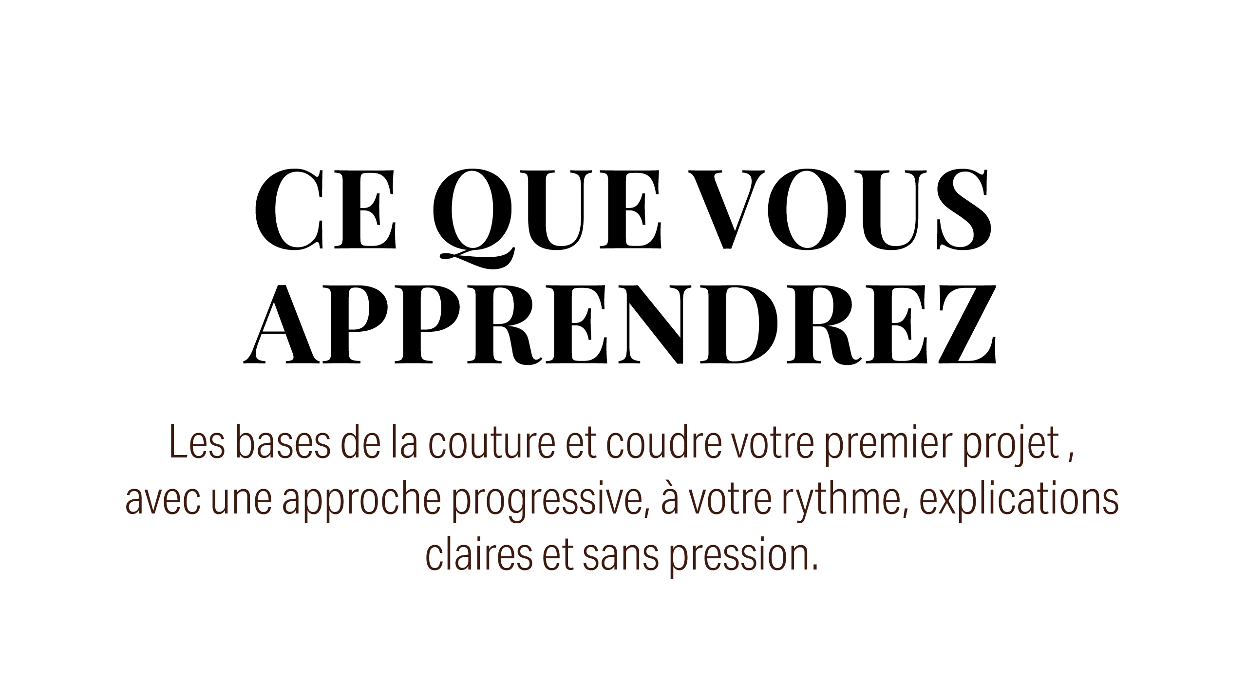 Ce que vous apprendrez dans cette formation de couture complète sur la fermeture éclair