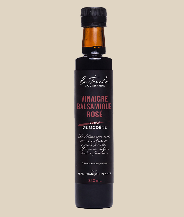 Divertissement Culinaire - Vinaigre balsamique  rosé