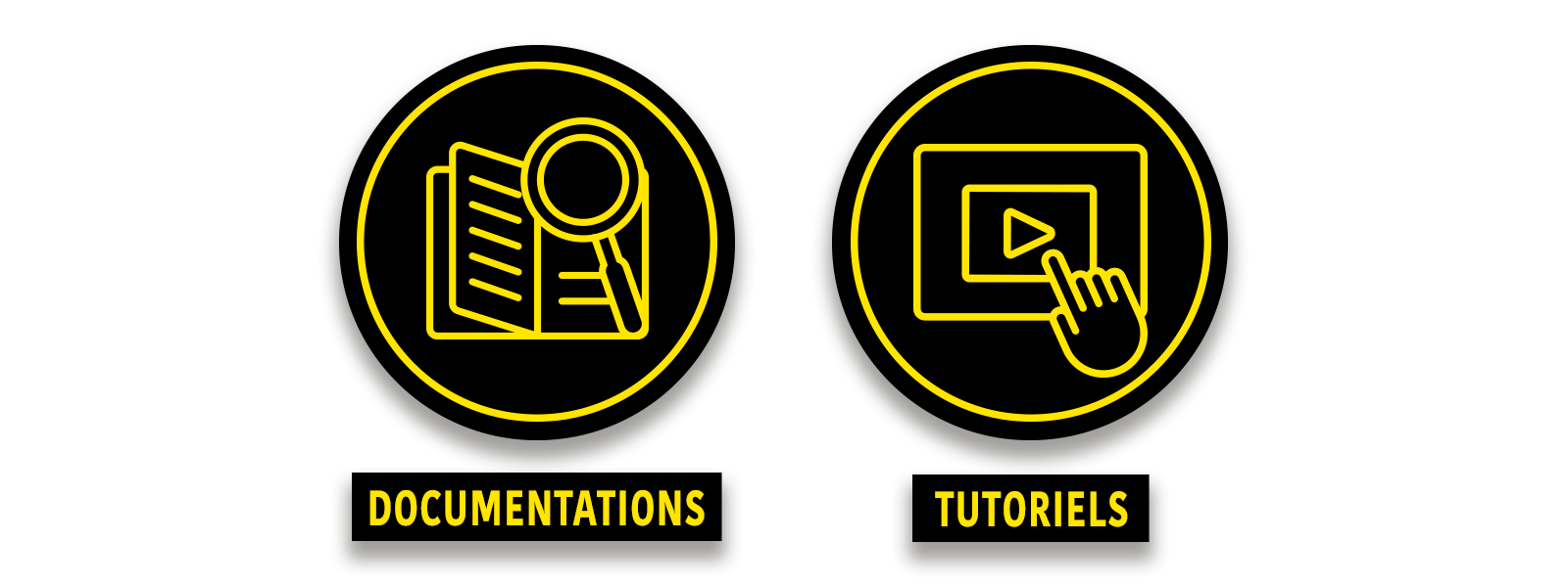 Pictos documentations et tutoriels