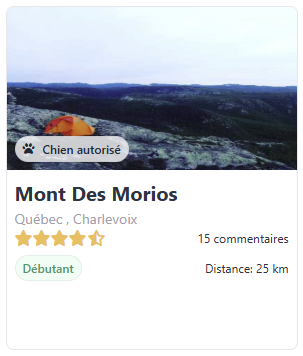 Nos 4 meilleurs itinéraires de randonnées au Mont Morios randonnée pédestre