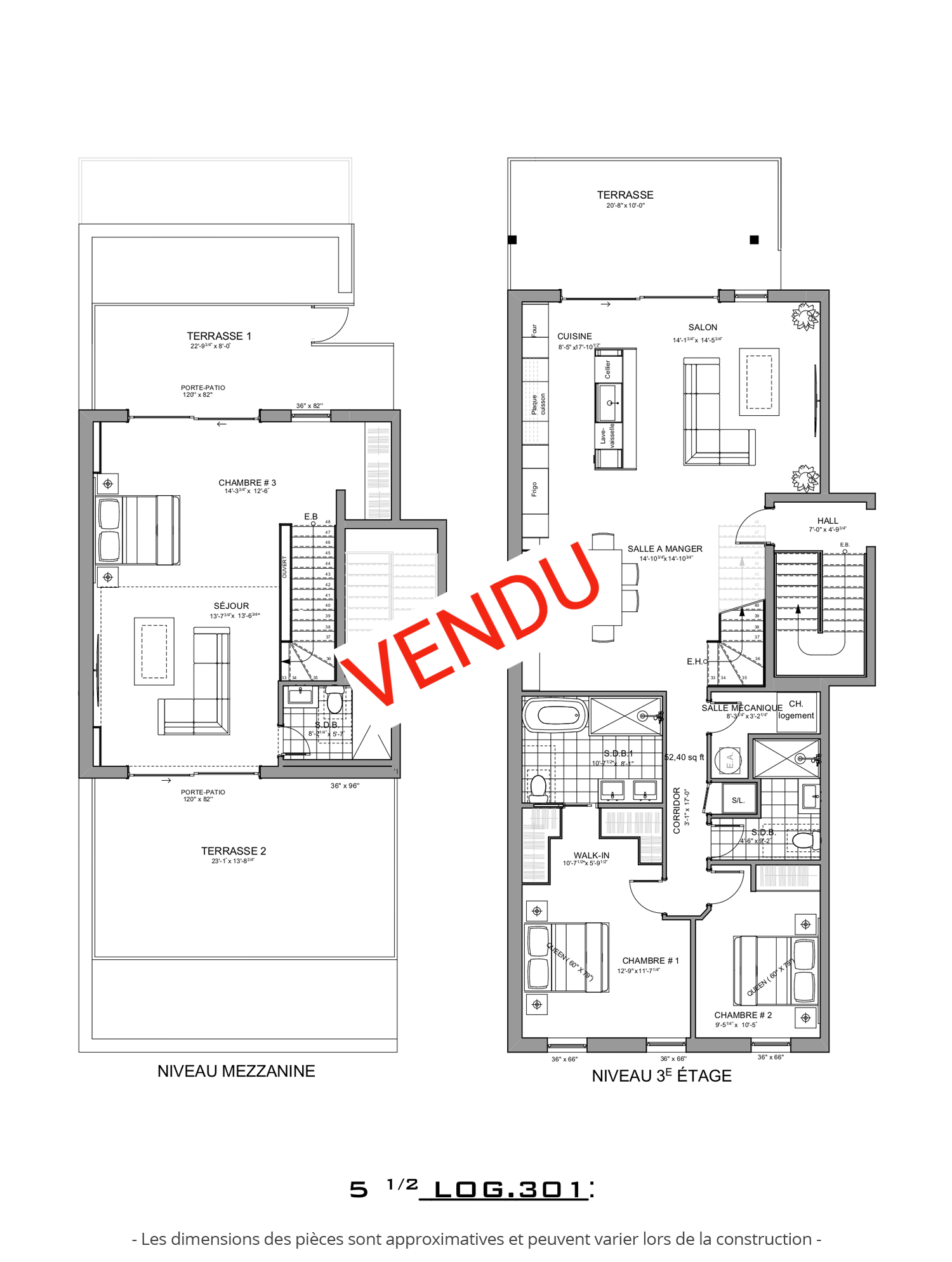 LOG 301 - CONDO 2660 Saint-Charles