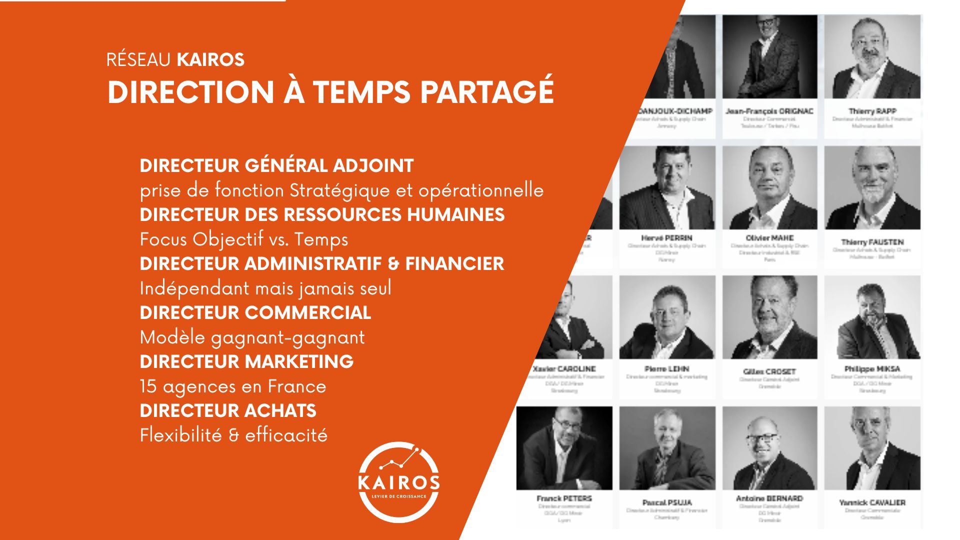Réseau Kairos de directeurs externalisés à temps partagé