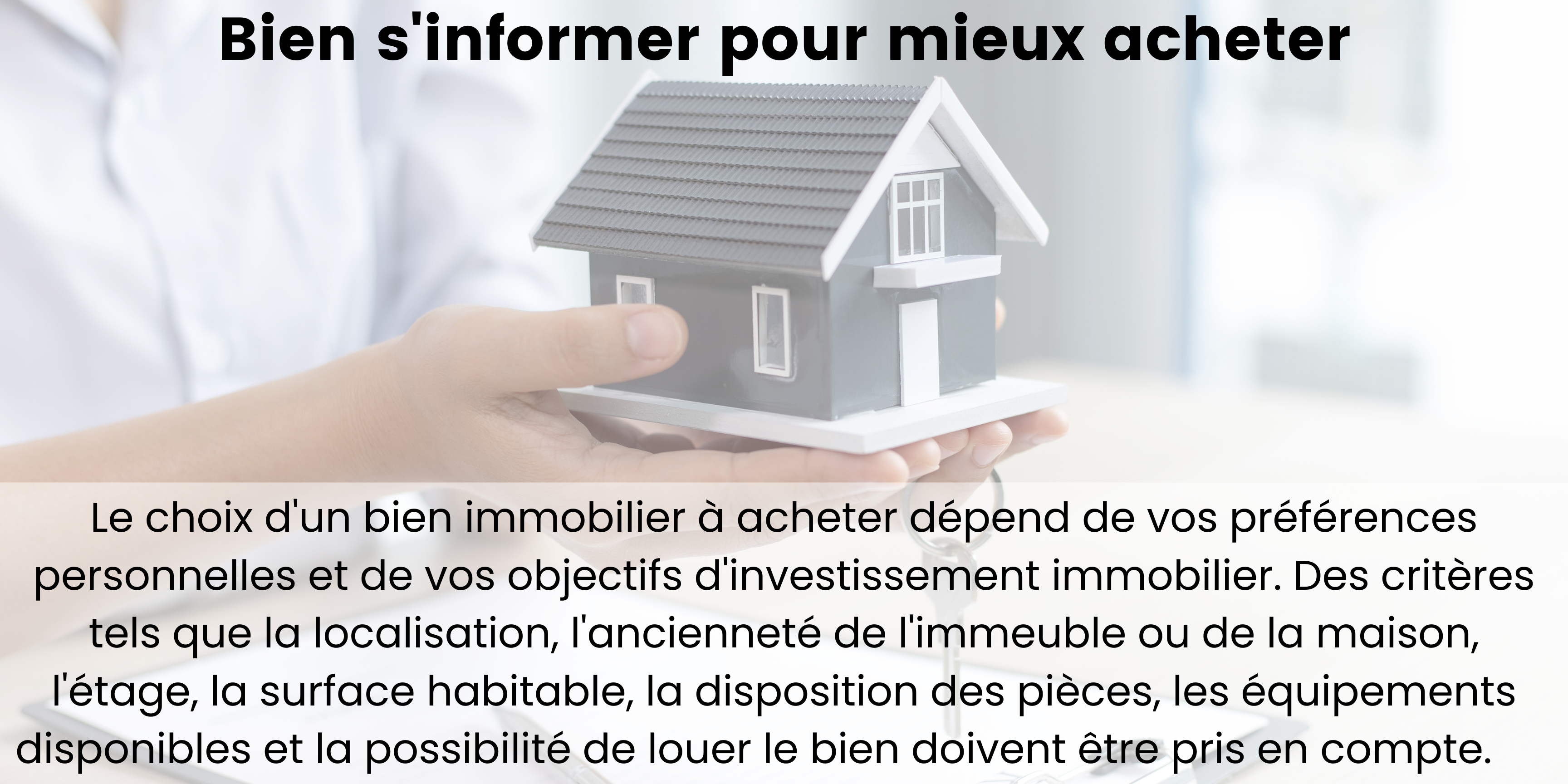 Bien s'informer pour mieux acheter