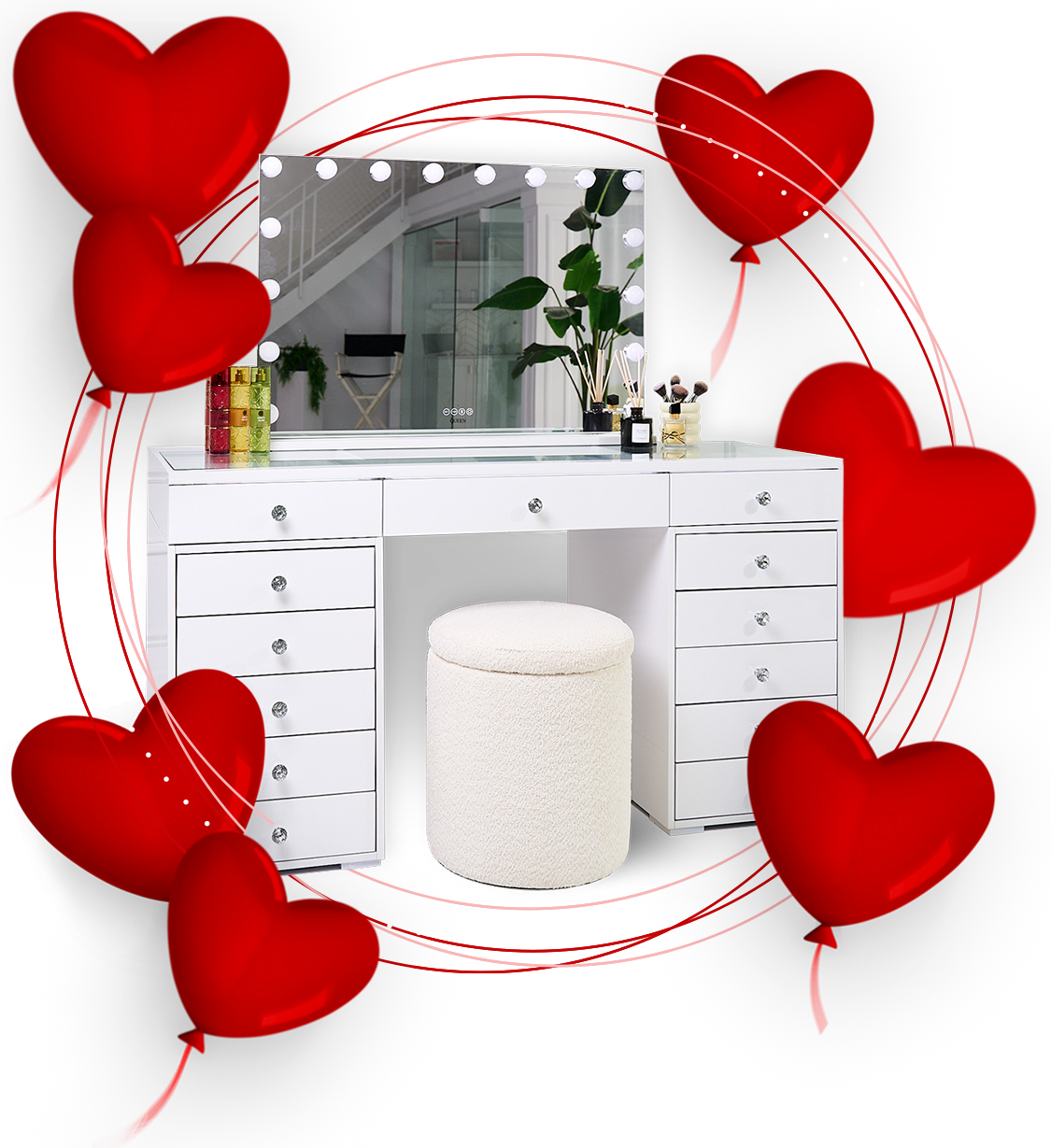 SAINT-VALENTIN ROYALE AVEC QUEEN ROOM